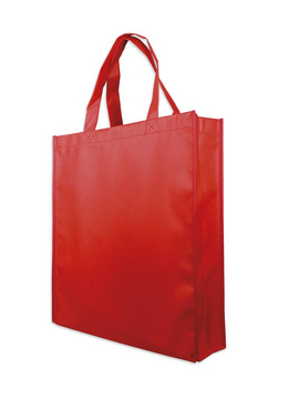 Shopperbag,
rot,
2 kurze Henkel,
Qualität: ca. 90 gr.